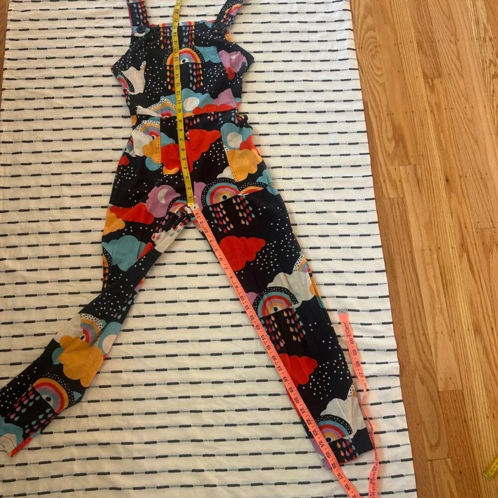 Nooworks Universe by Rainbow Kimono Overalls Pockets Women Jumpsuit Cloud XS - Picture 8 of 8